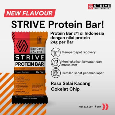 STRIVE Protein Bar - Camilan sehat penahan lapar halal thumbnail 5