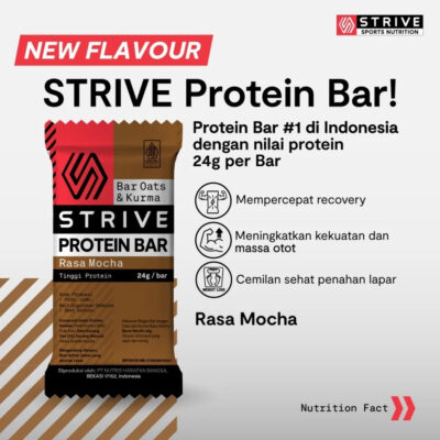 STRIVE Protein Bar - Camilan sehat penahan lapar halal thumbnail 6
