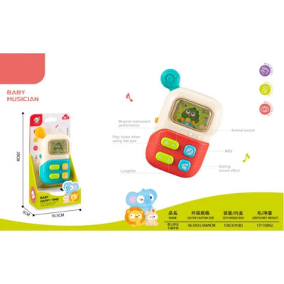 SIMSON BABY Musical Phone Lampu & Suara Edukasi Anak - Mainan HP Musik Bayi thumbnail 2