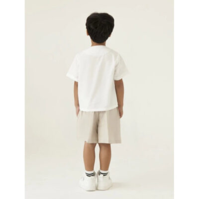 Le Charis Glam - Setelan Baju Tencel Anak Laki-Laki Premium - Desain Minimalis & Stylish thumbnail 4