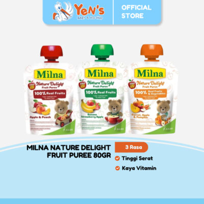 Milna Nature Delight Fruit Puree 80gr