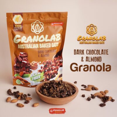 Granolab Muesli Dark Chocolate & Almond Australian Baked Oats