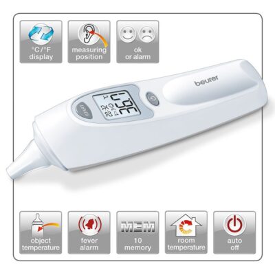 Beurer Termometer Telinga Digital FT 58 Bayi Anak thumbnail 2