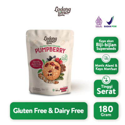 Ladang Lima - Pumpberry Cookies 180g | Healthy Cookies With Protein | Gluten Free thumbnail 2