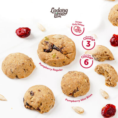Ladang Lima - Pumpberry Cookies 180g | Healthy Cookies With Protein | Gluten Free thumbnail 4