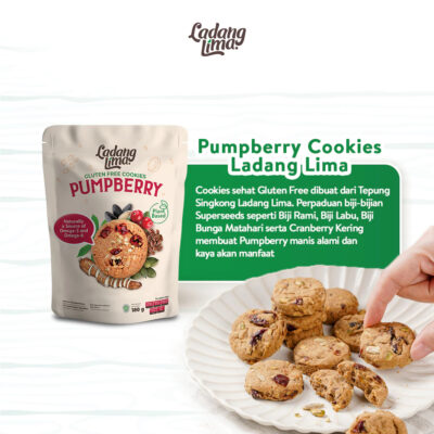 Ladang Lima - Pumpberry Cookies 180g | Healthy Cookies With Protein | Gluten Free thumbnail 6
