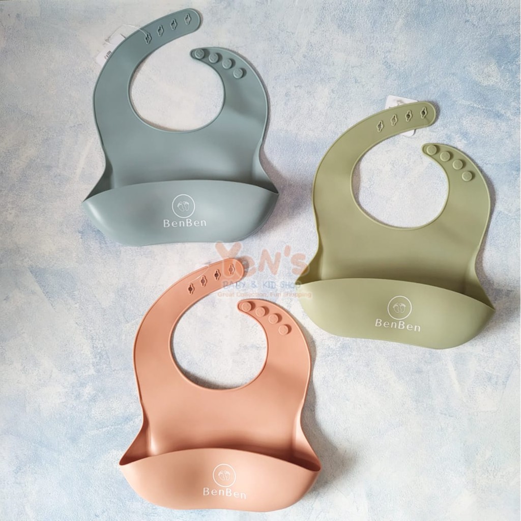 BenBen Premium Silicone Baby Bibs