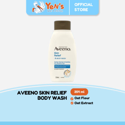 Aveeno Skin Relief Body Wash - Sabun Pelembab (354 mL) No Added Fragrance