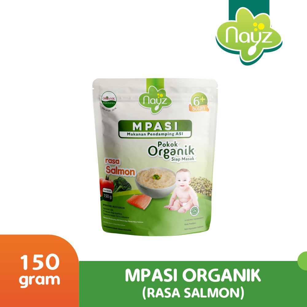 Nayz Mpasi Organik 150gr Sapi & Salmon