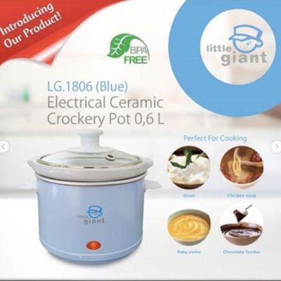 LITTLE GIANT Electrical Creamic Crockery Pot 0.6 L