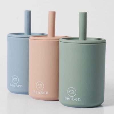 Benben Silicone Cup Set with Straw thumbnail 3
