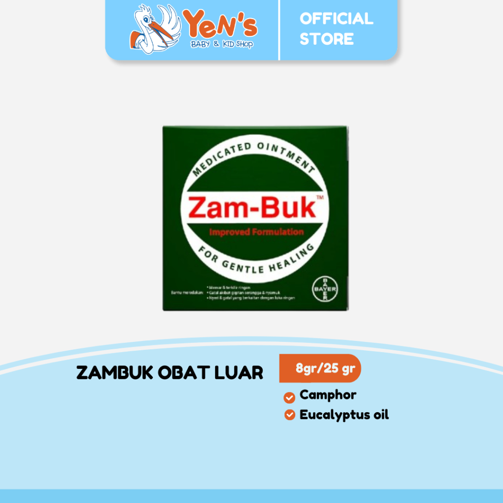 Zambuk for Gentle Healing 8gr / 25gr Obat Luka Memar