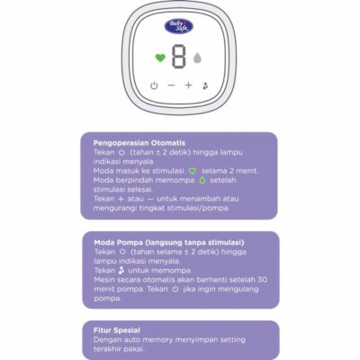Baby Safe Breast Pump Double Electric thumbnail 3