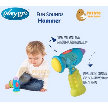 Playgro Fun Sounds Hammer thumbnail 2