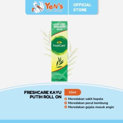 FreshCare Kayu Putih Roll on 10ml - Minyak Angin Aromaterapi Penghangat Tubuh