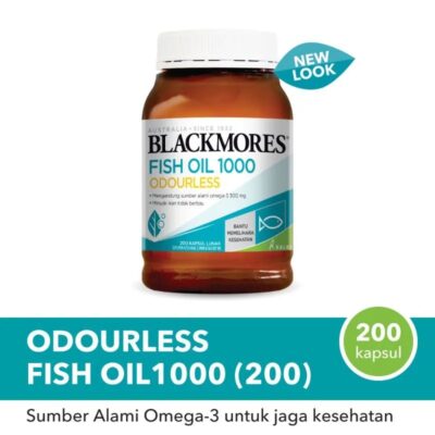 Blackmores Odourless Fish Oil 1000 (200 kapsul)