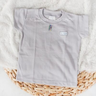 Nova Oblong Pendek Motif Polos Abu Coklat thumbnail 2