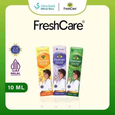FreshCare Green Tea / Lavender 10ml - Minyak Angin Aromaterapi untuk Relaksasi & menyegarkan