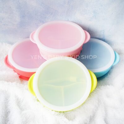 Bebiso Silicone Suction Bowl / Tempat Makan Set Lunchbox thumbnail 3
