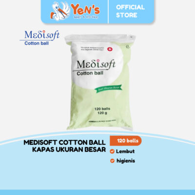 Medisoft Cotton Ball / Kapas Ukuran Besar (120 balls)