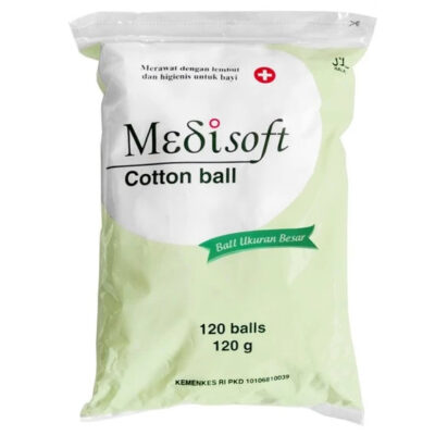 Medisoft Cotton Ball / Kapas Ukuran Besar (120 balls) thumbnail 2
