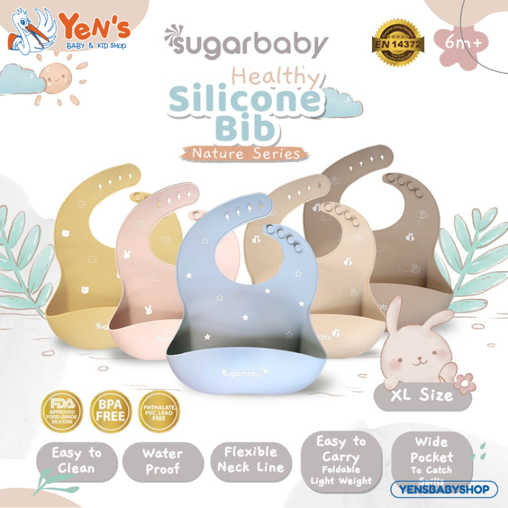 SUGARBABY Healthy Silicone Bib (Nature Series)